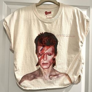 Nasty Gal Bowie⚡️Ziggy Star Dusr original band tee S/M
